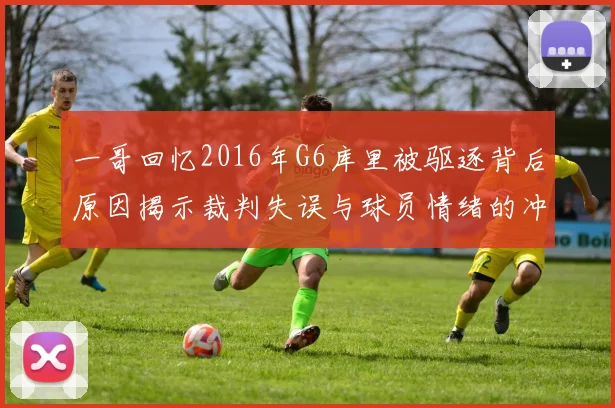 一哥回忆2016年G6库里被驱逐背后原因揭示裁判失误与球员情绪的冲突